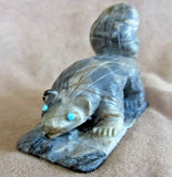 Zuni Amazing Picasso Marble Skunk by Master Carver Derrick Kaamasee C2769