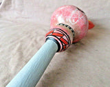 Native Zia Handmade & Painted Gourd Rattle by Ralph Aragon  M0337