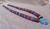 X-Large Santo Domingo Deep Purple Spiny Oyster Necklace by Lupe Lovato JN0323