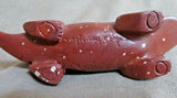 Native Zuni Sacred Pipestone Dachshund Dog by Carver Michael Coble C3898
