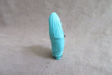 Native Zuni Turquoise  2 Sided Maiden Fetish by Faye Quandelacy (D)  C4473