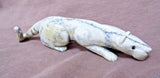 Native Zuni Dendritic Jasper Large Mountain Lion Fetish by Lance Cheama - C1748