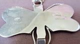 Navajo Jet & Turquoise Sterling Dragonfly Pendant by Alonzo Mariano  JP0202