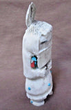 Native Zuni Antler Long Hair Kachina Fetish by Marlon Lowsayatee - C1427