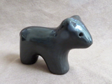 Native American Hand Coiled Santa Clara Pottery Bear by Birdell Bourdon PO248