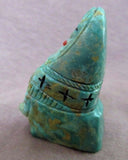 Zuni Gorgeous Turquoise Mini Maiden Fetish by Faye Quandelacy - C0102