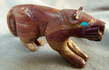 Zuni Banded Jasper Mountain Lion Fetish by Lance Cheama - Direct from Artist