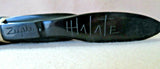 Zuni Sleek X Large Black Jet Raven w Bundle Fetish Carving by Herb Halate C3970