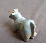 Zuni Zuni Rock Long Horn/ Bull  Steer Carving fetish by Freddie Leekya C4337