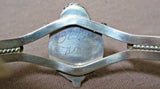 Zuni 925 Silver & Coral Small Cuff Corn Bracelet by Beverly Etsate JBR173