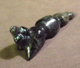 native Zuni Picasso Marble Badger Fetish by Bryson Bobelu C0959