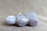 Zuni Shimmering Lepidolite Coyote Fetish by Leland Boone & Daphne Quam C4288