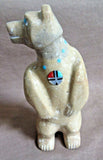 Native Zuni Zuni Rock Standing Bear w/ Sunface Fetish by Andre Lementino  C2878