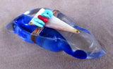 Native American Zuni Amazing Glass Badger Fetish w/ Bundle by Lena Boone C0734
