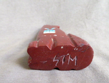 Native Zuni Sacred Pipestone Coyote Fetish Carving by STM  - C4328