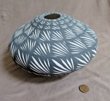 Native Zuni Hand Painted Ceramic Pottery Large Pot by Ruben Najera P0263