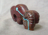 Native Zuni Banded Jasper Ram Fetish by Kenric Laiwakete C2825