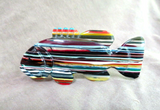Native Zuni Rainbow Surfite Large Fish Fetish Carving by Brian Yatsattie  C4004