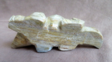 Native Zuni Jasper Alligator Fetish Carving by Eric Lonjose C4476