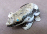 Zuni Onyx Museum Quality Large Frog Fetish by Lance Cheama - C0255