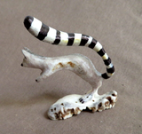Native Zuni Antler Adorable Lemur Fetish Carving by Ruben Najera C4462