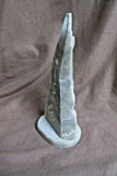 Native Navajo Alabaster Spirit Woman & Coyote Sculpture by S Enoah  M0251