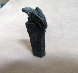 Native Zuni Jet Raven on Rock Fetish Carving by Rochelle Quam  C4634