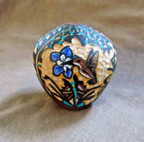Native Jemez Hand Coiled Pottery Mini Hummingbird Vase by Jane Fragua PO221