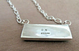 Native Zuni Sterling & Simmering Opal Inlay NECKLACE by Orlinda NATEWA  JN407