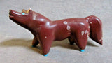 Native Zuni Sacred Pipestone Horse Carving Fetish by Enrike Leekya C3387