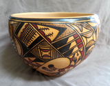 Native Hopi Laguna Handmade Polychrome Pottery by Jofern Silas Puffer  P0269