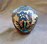 Native Jemez Hand Coiled Pottery Mini Hummingbird Vase by Jane Fragua PO221