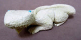 Native Zuni Large Yellow Serpentine  Bearded Lizard Fetish C1358