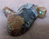 Zuni Picasso Marble Rattlesnake Fetish Unsigned C0426