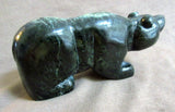 Native Zuni Soothing Green Soap Stone XL Bear Fetish by Brian Yatsattie  C3288