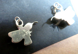 Zuni Multi-stone Sterling Hummingbird Hook Earrings by Sharon Natewa JE629