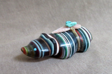 Native Zuni Surfite  Badger w/ Bundle Fetish by Leland Boone & Daphne Quam C4300