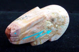 Zuni Gorgeous Dolomite Rabbit Fetish by Clayton and Abby Panteah C0049