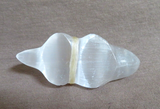 Native Zuni Selenite Badger w/ Bundle Fetish by Leland Boone & Daphne Quam C4191