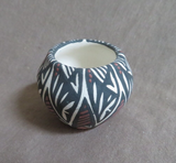 Native Zuni Hand Painted Ceramic Pottery Mini Pot by Ruben Najera P0259