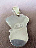 Native Zuni Multi-stone & Sterling Sunface Headdress Pendant by A Dewa  JP0168