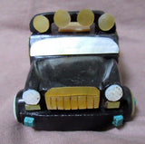 Native Zuni Black Marble & Multi-stone Large Hummer Vehicle by Jon Quam - C0277