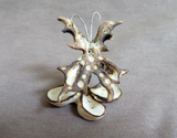 Native Zuni Antler Butterfly Fetish Carving by Ruben Najera C4319