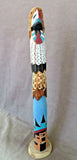 Older 1997 Native Navajo Large Cottonwood Feather Man Kachina by Roger Pino K042