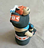 Native American Hand Coiled Jemez Pottery Storyteller by Tim Tosa PO241