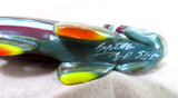 Native Zuni Rainbow Surfite Large Fish Fetish Carving by Brian Yatsattie  C4059