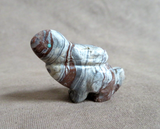 Native Zuni Jasper Miniature Rabbit Fetish carving by Brian Yunie - C4646