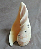 Zuni Museum Quality XL Melon Shell Corn Maiden Fetish by Daniel Chattin C3597