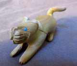 Zuni Picture Jasper Mt. Lion Fetish by Cody Nastacio C0699