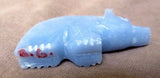 Native Zuni Angelite Bear Fetish by B G - C1336